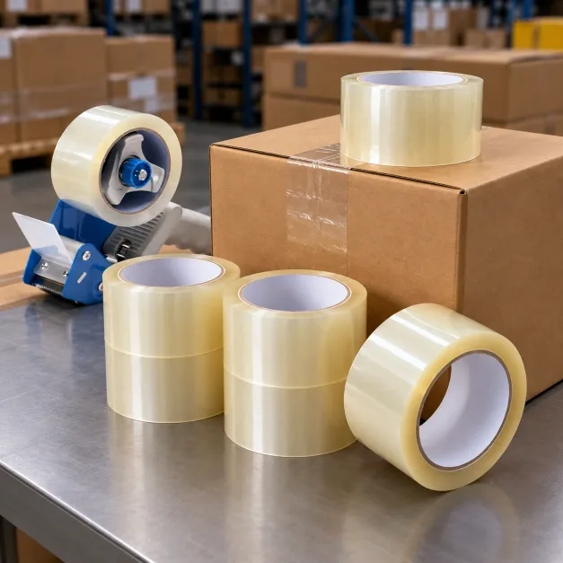 OPP Packing Tape 47mm x 100 Yards, Film 50 (Clear / Opaque / Yellow)